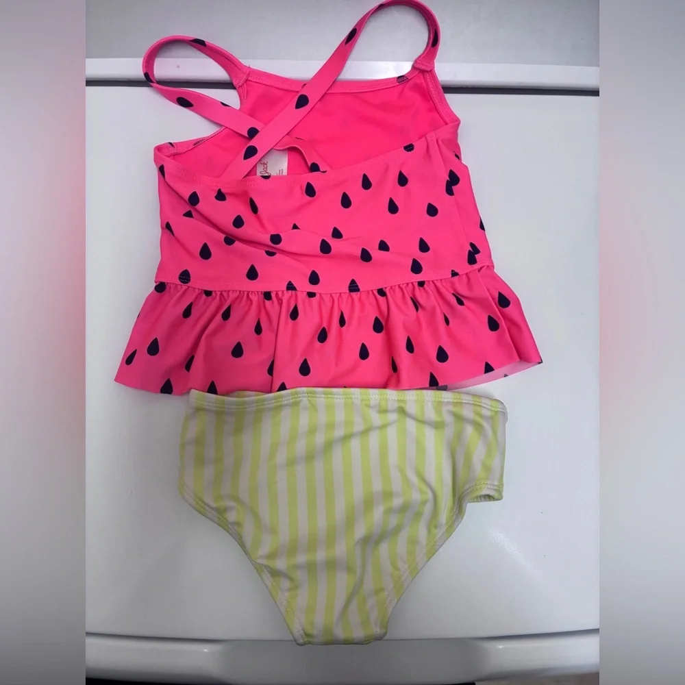 Janie and Jack Floral Swimsuit with Bow Bundle‎